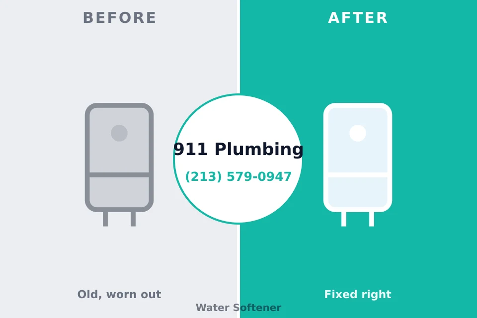 Before and after: plumbing company Brookside, DE